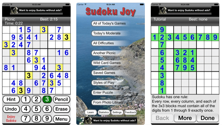 best iphone sudoku app