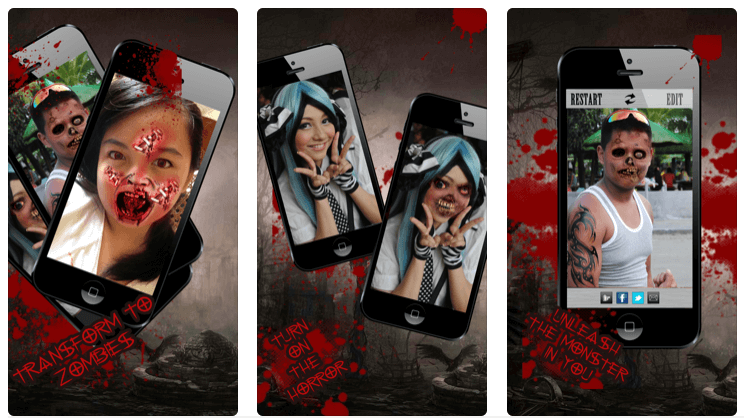 Halloween Photo Booth – Monster & Zombie Maker