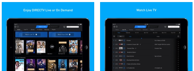 DIRECTV App for iPad