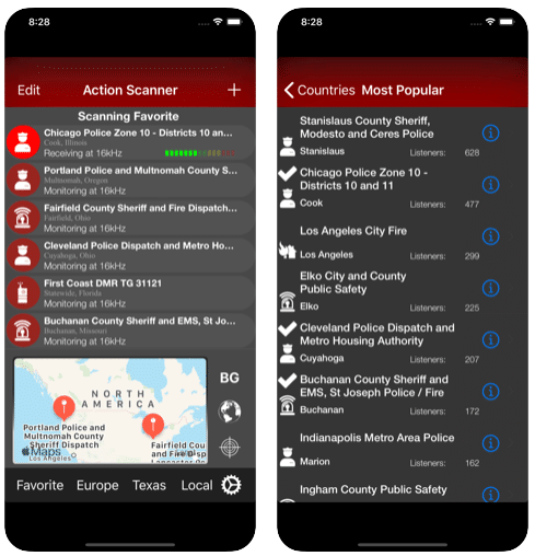 police scanner app android