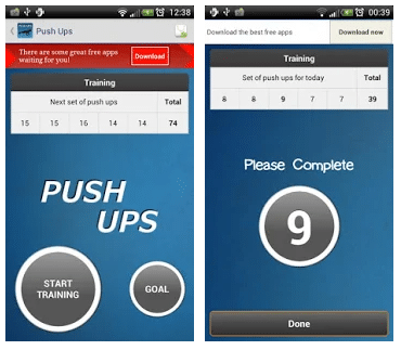 Push Ups – Fitness Trainer