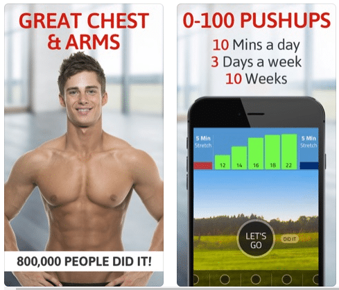 Push-ups: 100 push up challenge trainer