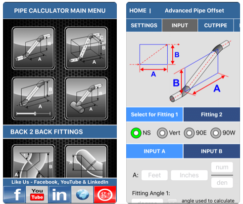 pipe fitter calculator free download