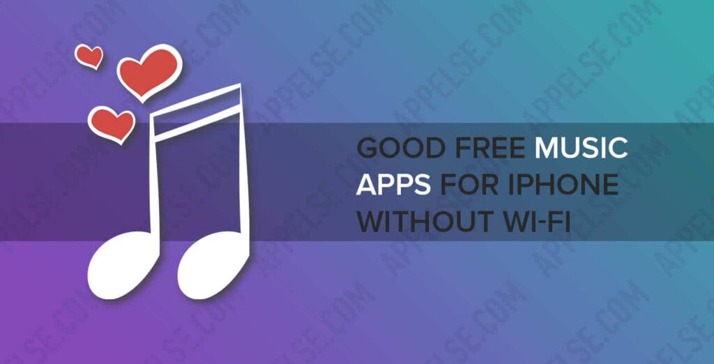 Good free music apps for iPhone without Wi-Fi