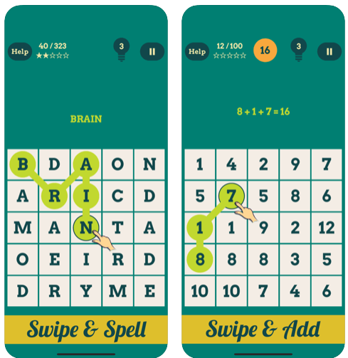Brain Games: Words & Numbers for Brain Training